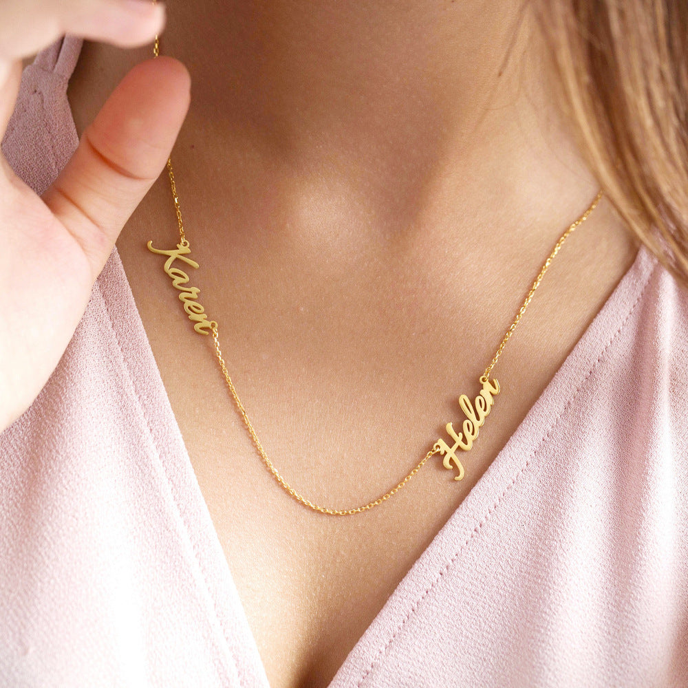 Personalised Dual/Triple Name Necklace