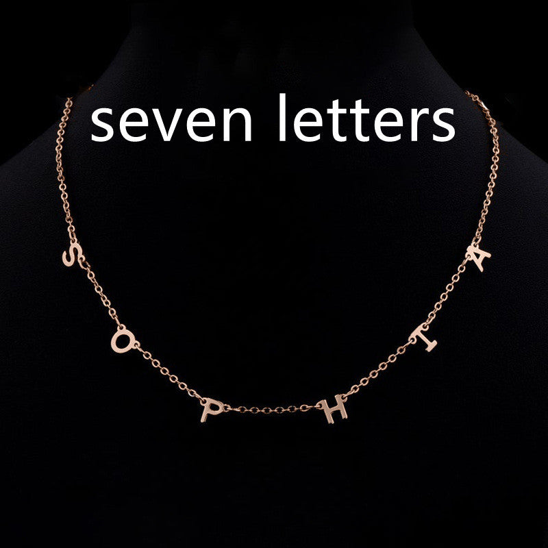 Havana Personlised Name Necklace