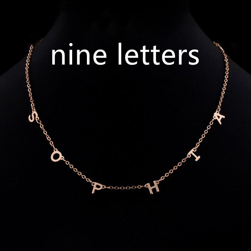 Havana Personlised Name Necklace