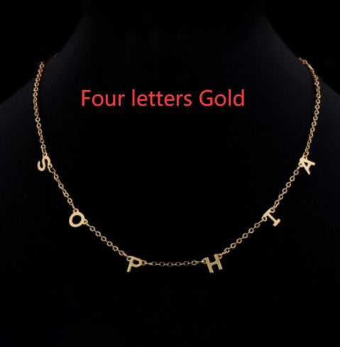 Havana Personlised Name Necklace