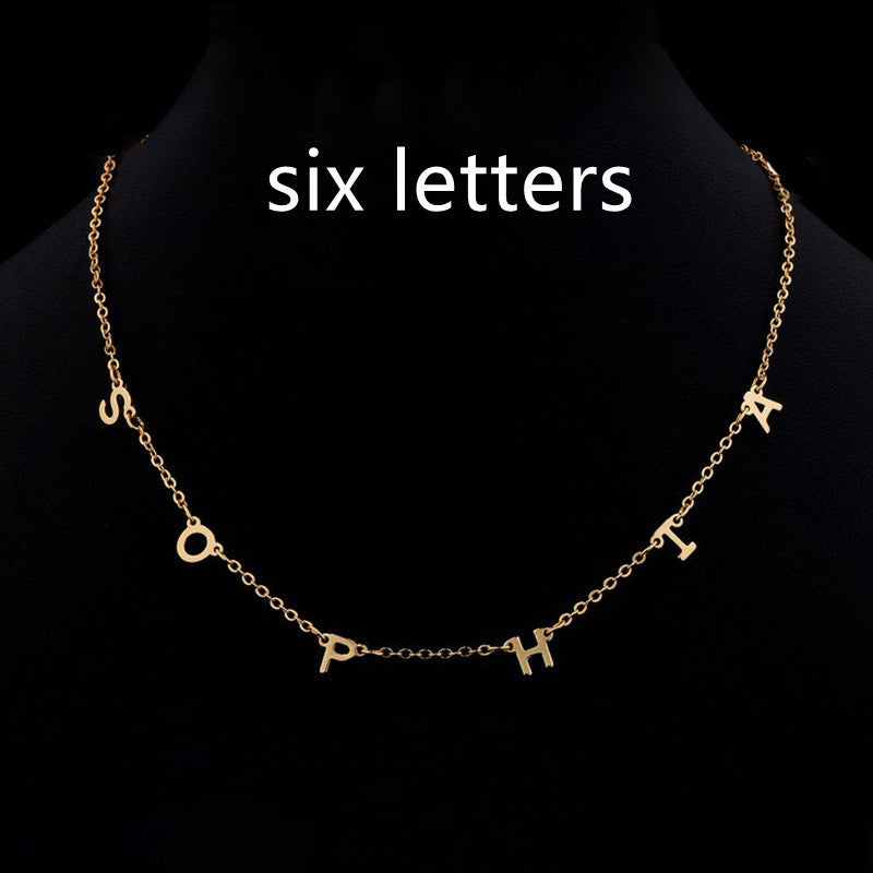 Havana Personlised Name Necklace