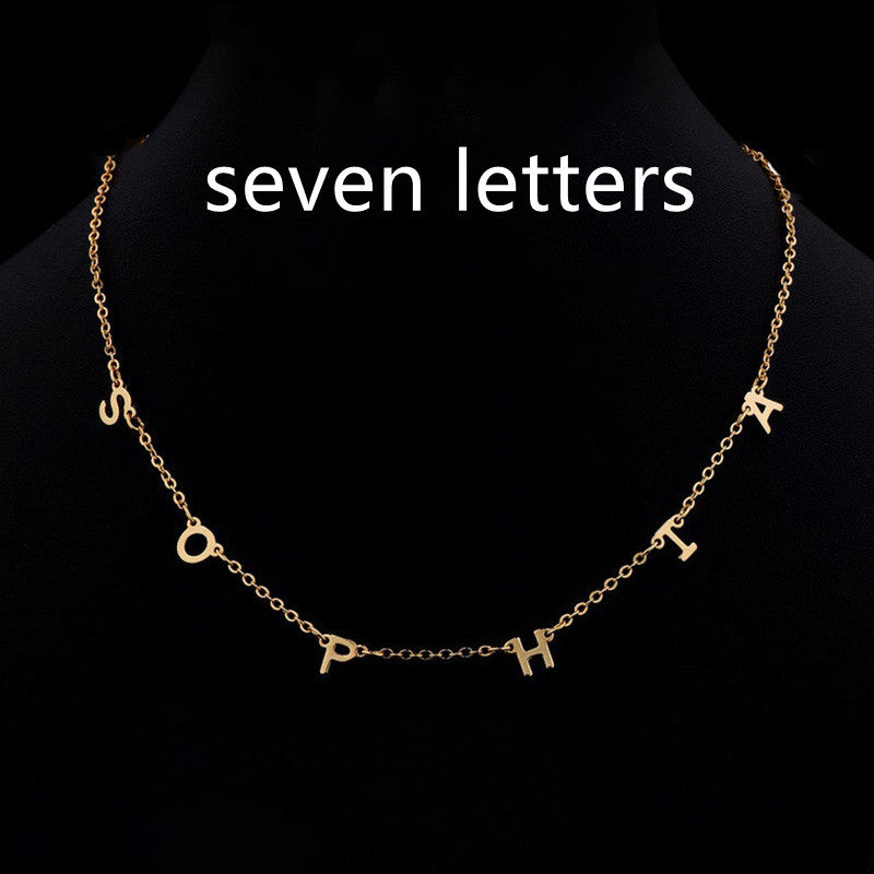 Havana Personlised Name Necklace