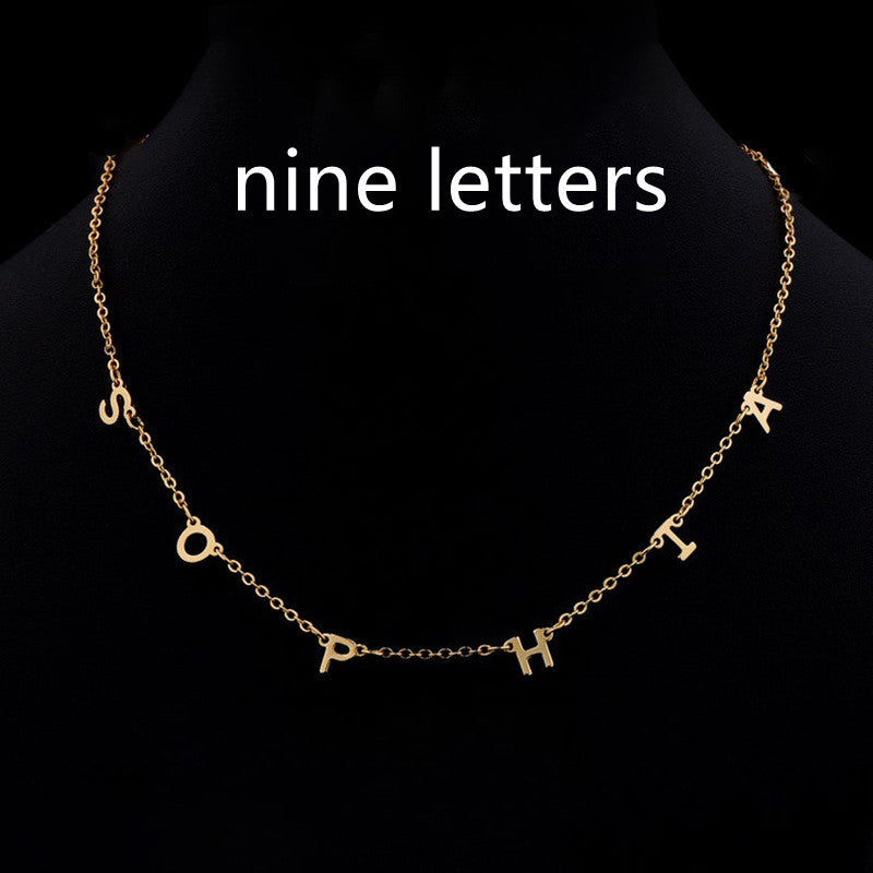 Havana Personlised Name Necklace