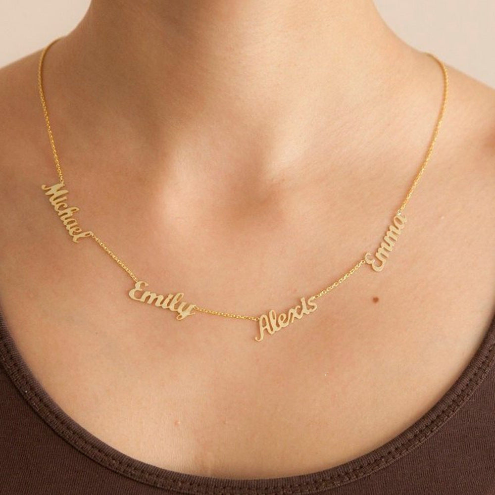 Personalised Dual/Triple Name Necklace