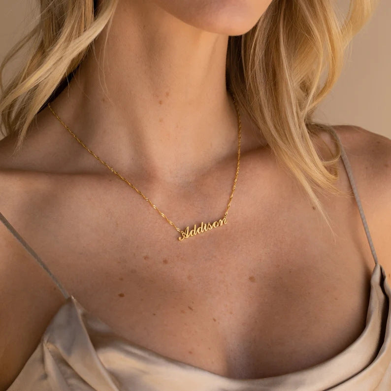 Sienna Handwritten Name Necklace